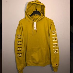Champion x Urban Outfitters Mustard Hoodie